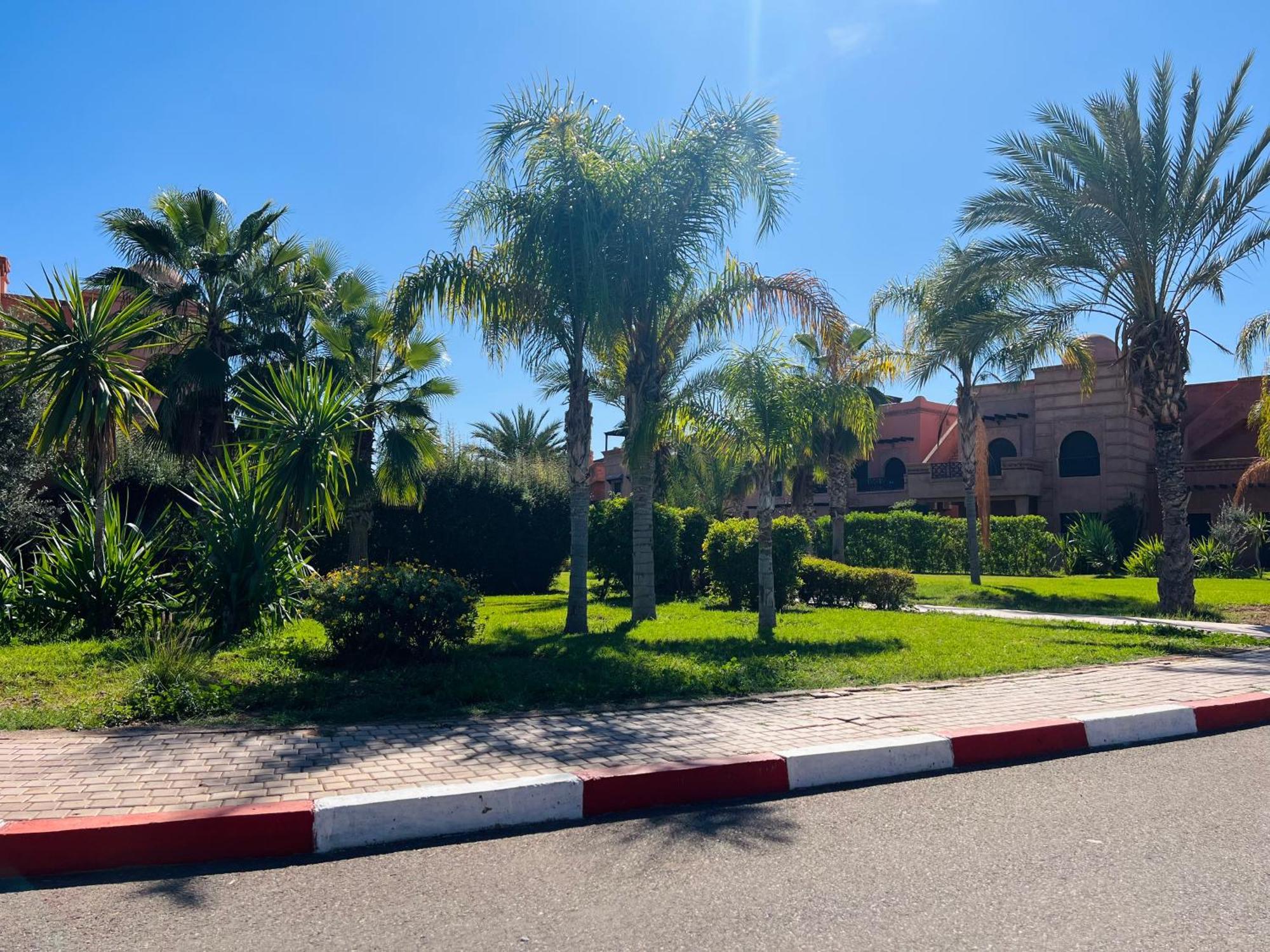 Duplex Atlas Golf Resort Pοοl Νieω Seriniτყ & Cαlm 马拉喀什 外观 照片