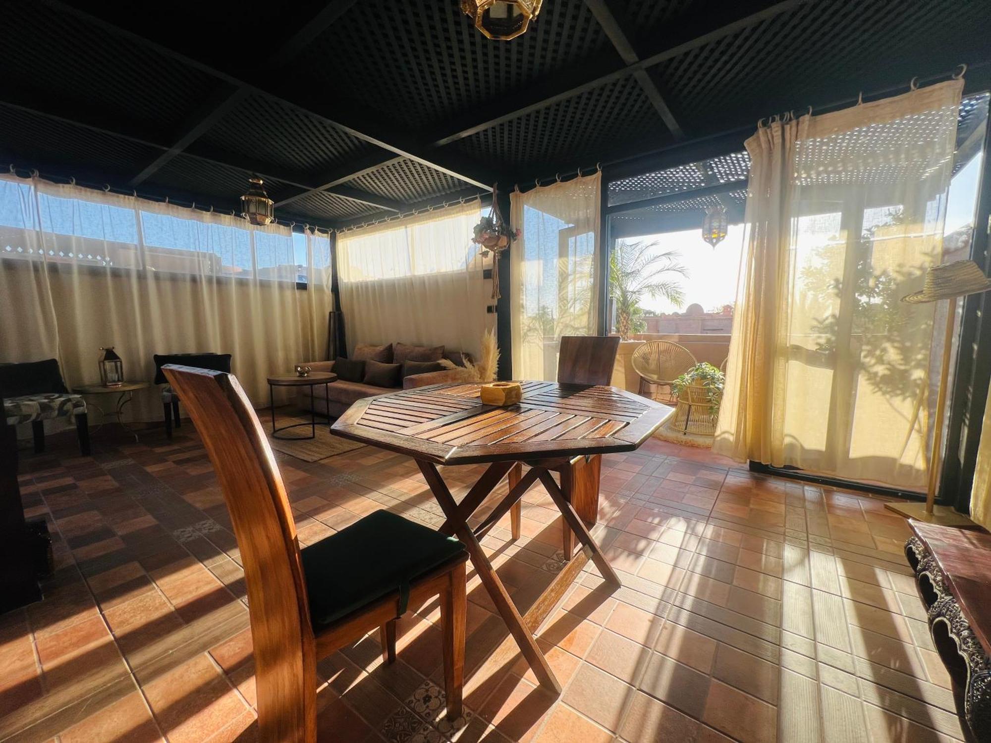 Duplex Atlas Golf Resort Pοοl Νieω Seriniτყ & Cαlm 马拉喀什 外观 照片