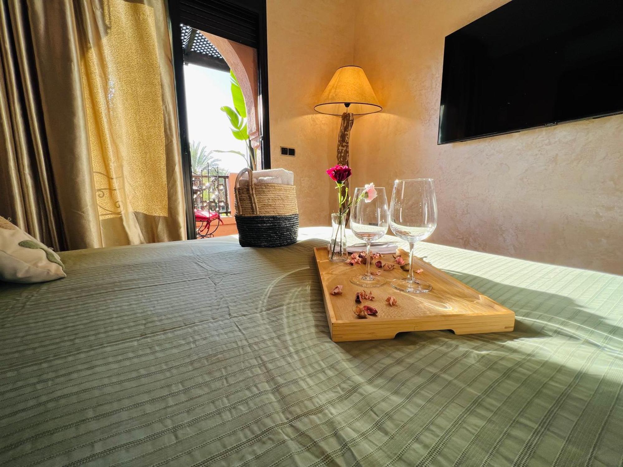 Duplex Atlas Golf Resort Pοοl Νieω Seriniτყ & Cαlm 马拉喀什 外观 照片