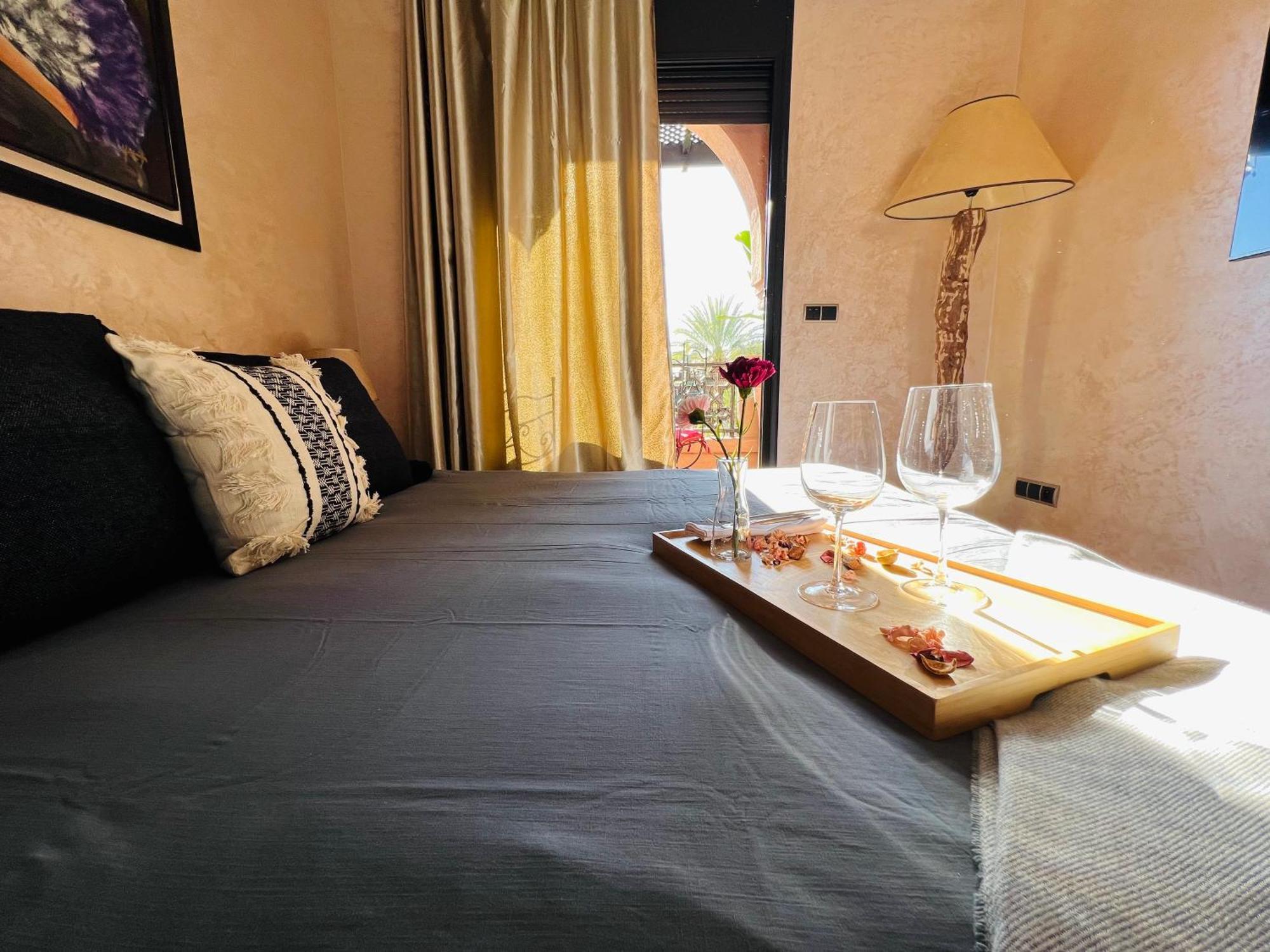 Duplex Atlas Golf Resort Pοοl Νieω Seriniτყ & Cαlm 马拉喀什 外观 照片