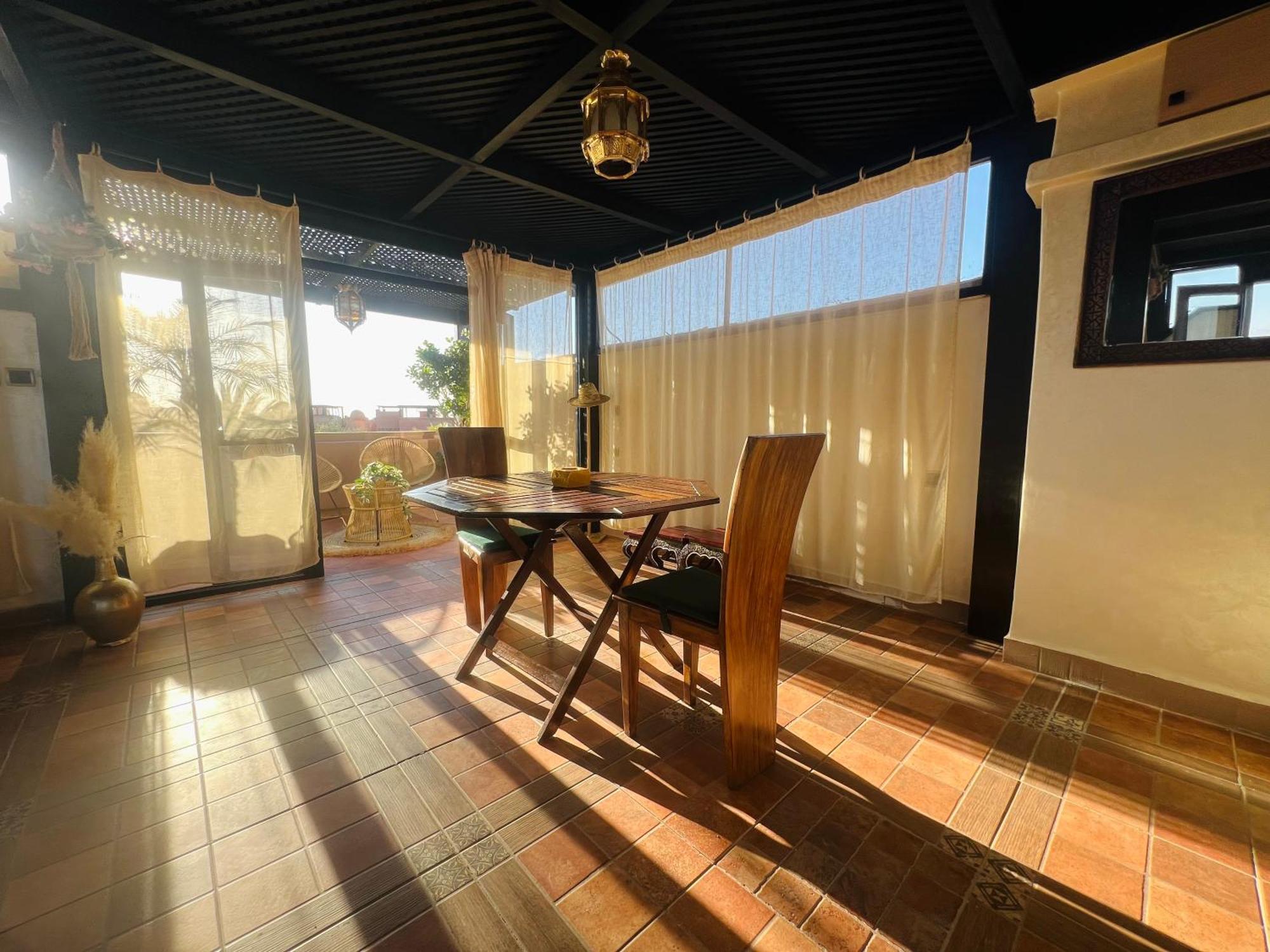 Duplex Atlas Golf Resort Pοοl Νieω Seriniτყ & Cαlm 马拉喀什 外观 照片