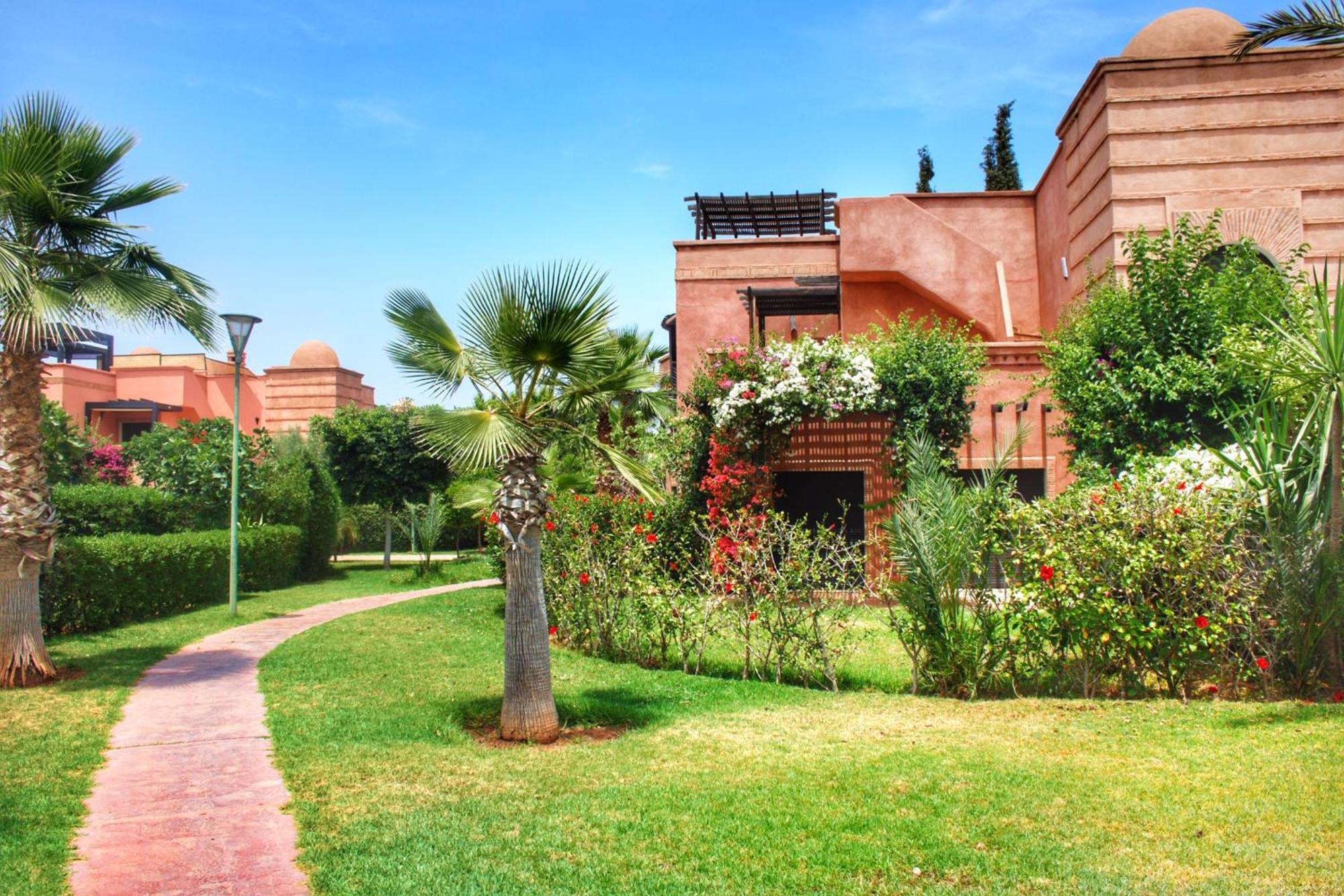 Duplex Atlas Golf Resort Pοοl Νieω Seriniτყ & Cαlm 马拉喀什 外观 照片